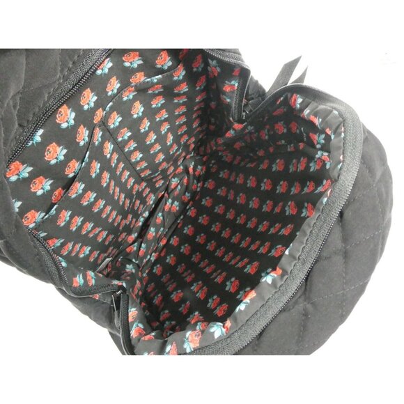 Vera Bradley Classic Black Essential Compact Backpack NWT - Picture 7 of 7